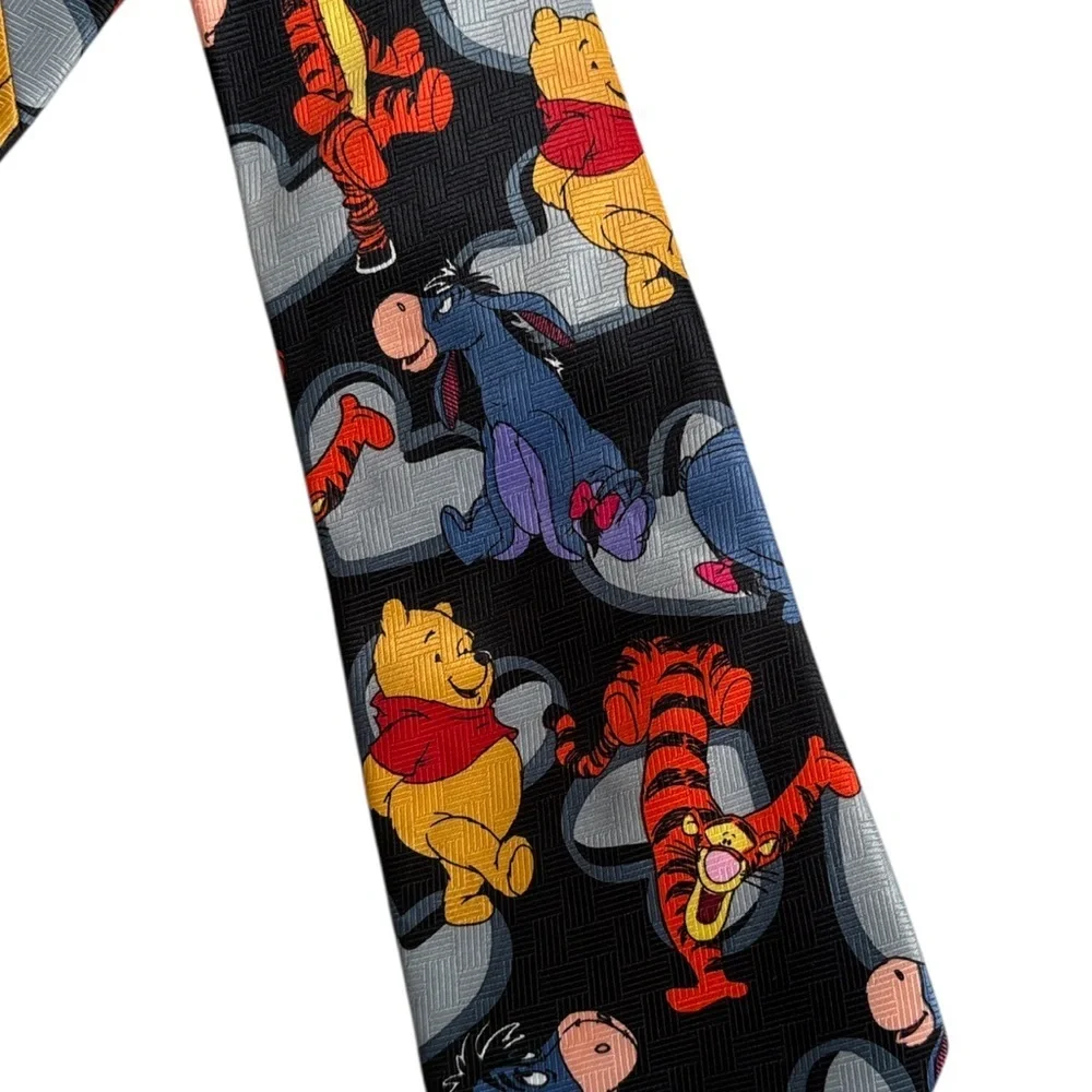 EUC Lot of 5 Character Ties Pooh Mickey Scooby Woody Tigger